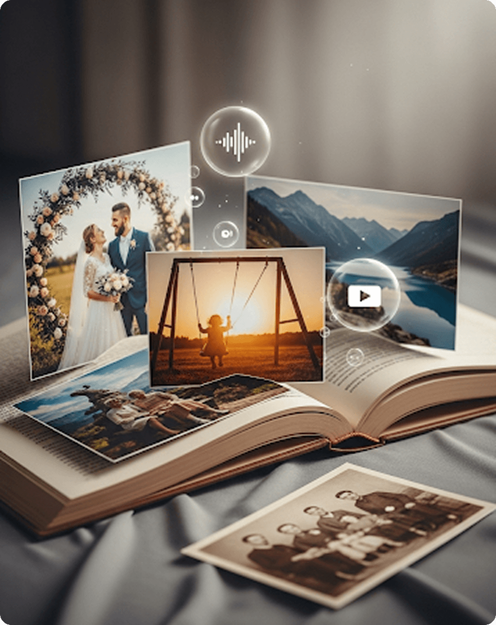 Multimedia book preview